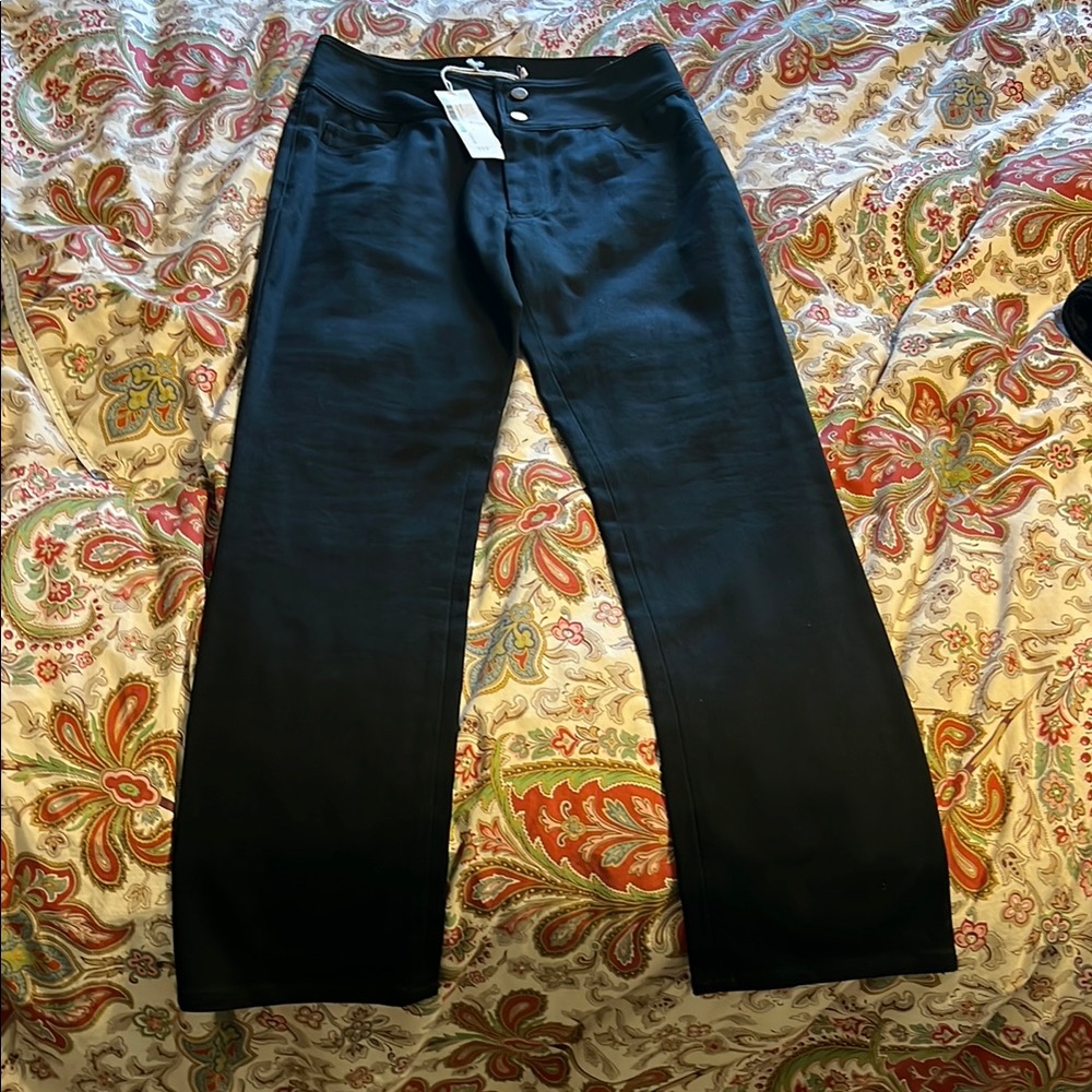 🆕 HARVEY FAIRCLOTH 5 Pocket Straight Leg Pant Black